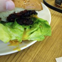 Vegan cheese and topping at Beet in Luxembourg City