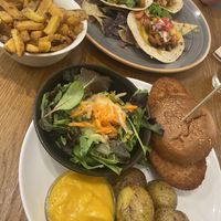 Thai Burger and Jackfruit Tacos   at Beet in Luxembourg City