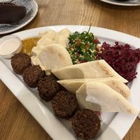 Falafel plate  at Beet in Luxembourg City