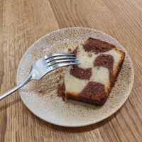 Marble cake at Beet in Luxembourg City