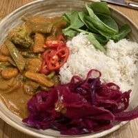 Peanut curry  at Beet in Luxembourg City