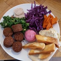 Shish falafel at Beet in Luxembourg City