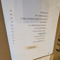 Menu at Beet in Luxembourg City