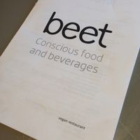 Menu at Beet in Luxembourg City