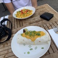 Burrito and Mac n cheese  at Beet in Luxembourg City