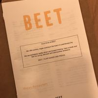 Vegan at Beet in Luxembourg City