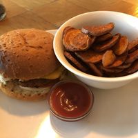 Chesseburguer - homemade vegan cheese and mayo at Beet in Luxembourg City