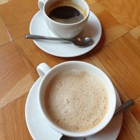 kaffee &,Cappuccino at Beet in Luxembourg City