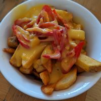 Chili cheese fries at Beet in Luxembourg City