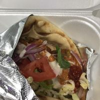 Falafel wrap at Dat Dog - Freret St  in New Orleans
