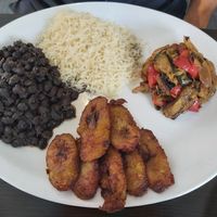 Vegan platter at Arepera in Montreal