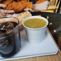 Split pea soup at CITRON in Tokyo