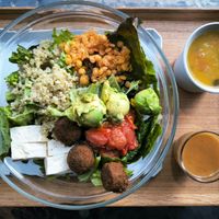 Salad with soup at CITRON in Tokyo