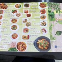 Menu  at Guan Yim in Lampang