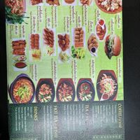 Menu  at Guan Yim in Lampang