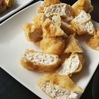 fried tofu at Guan Yim in Lampang