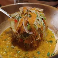 Soup (mushroom thai) at Karuzo in Sarajevo