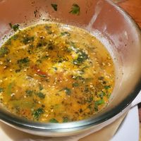 Thai Mushroom soup at Karuzo in Sarajevo