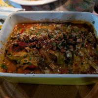 Baked seitan at Karuzo in Sarajevo