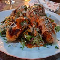 Vegan kebab at Karuzo in Sarajevo