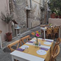 Outside at Kapilio in Crete