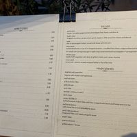 “Kapillo” - menucard // (v) for vegetarian - but every dish with (v) can be made vegan. They also offered me vegan moussaka, which isn’t on their menucard either.  at Kapilio in Crete