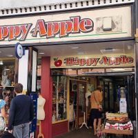 Store front at The Happy Apple in Totnes