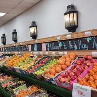 Fruit and vegetables at The Happy Apple in Totnes