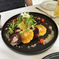 Beetroot and Orange Saladd  at Cafe Vin Cinq in Rugby