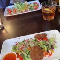 Vegan Thaise ‘viskoekjes’ at Eetcafe Spinoza in Leeuwarden