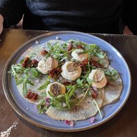 Vegan vitello tonato   at Eetcafe Spinoza in Leeuwarden