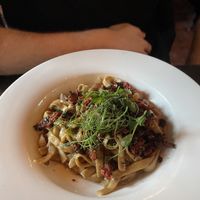 Tagliatelle a la chef  at Eetcafe Spinoza in Leeuwarden