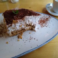 Vegan tiramisu at Salute Vegetarische & Vegane Küche in Mainz