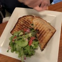 Zucchini panini at Republic Cafe in Manchester