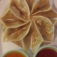 Vegan Momo at Cafe Momo in Manchester