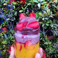 awesome NICECREAMS in Costa Rica at La Cuchara Verde - Positive Food in Playa Flamingo