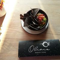 Beautiful presentation of food at Olivia in Puebla