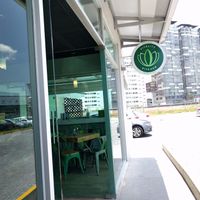 Outside at Vitality Kitchen in Puebla