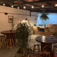Interior at El Arbol Taqueria Vegetariana in Puebla