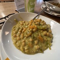 chickpea & carrot stew, no garlic 👍🏻  at denn's Biomarkt in Jena