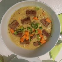 curry Eintopf mit vurst Einlage  at Cafe Corba in Bochum