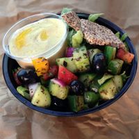 Greek salad by RepaRetek at RepaRetek in Budapest