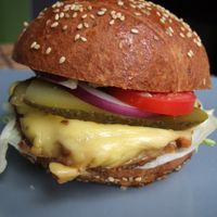 vegan burger by RepaRetek at RepaRetek in Budapest