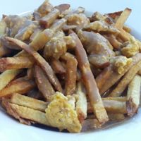 poutine at eLOVate Vegan Kitchen in Santa Monica