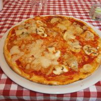 Vegan 4 Stagioni Pizza at NovaPizza Vegan Kitchen in Edinburgh