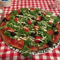 Vegan Pizza Rustica at NovaPizza Vegan Kitchen in Edinburgh
