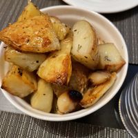 Roasted potatoes  at NovaPizza Vegan Kitchen in Edinburgh
