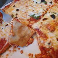 GF vegan pizza at NovaPizza Vegan Kitchen in Edinburgh