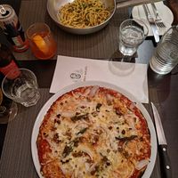 Pizza and pasta, unfortunately i don't remember the name of either meals 😅 at NovaPizza Vegan Kitchen in Edinburgh