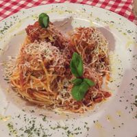 vegetarian spag bol at NovaPizza Vegan Kitchen in Edinburgh